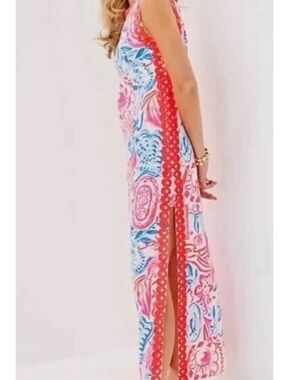 NWT LILLY PULITZER SIZE 2 
SADIE MAXI SHIFT ROMPER
*SUN SEA SAND*